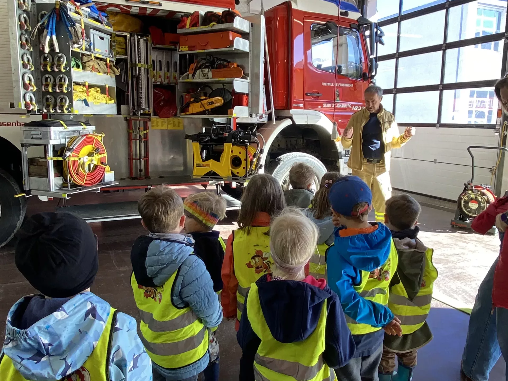Besuch Feuerwehr